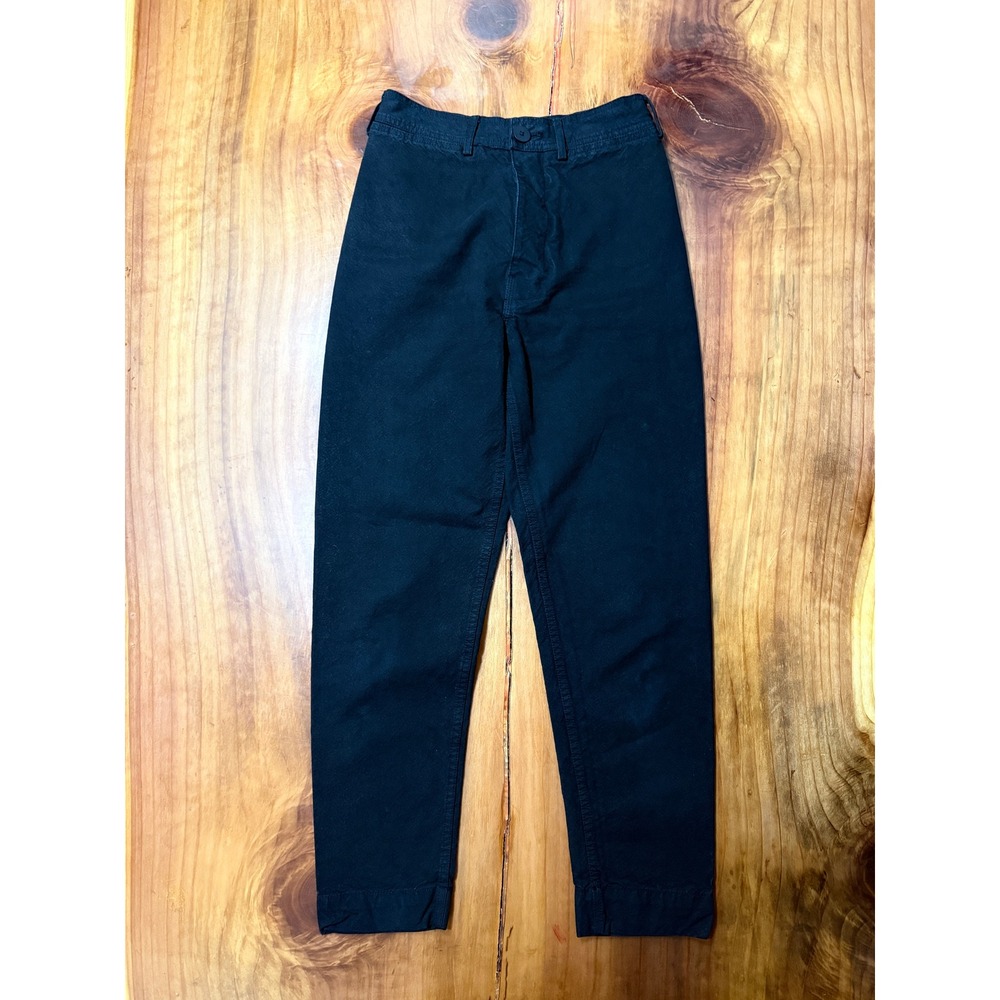 Jesse Kamm Ranger Pants Women's 6 Cotton Button fly High Rise Cotton Black V7